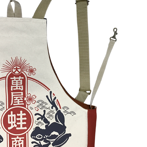 萬屋蛙商店大きなリュック-白帆前掛け - 画像 (5)