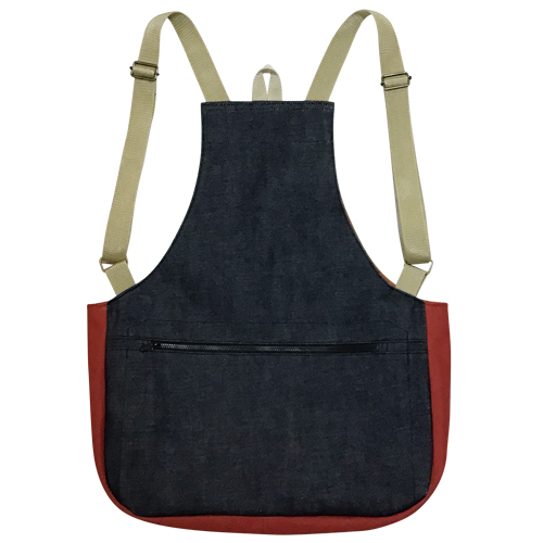 萬屋蛙商店大きなリュック-白帆前掛け - 画像 (3)