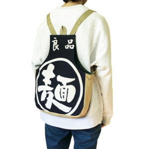萬屋蛙商店リュック-小（麺柄）